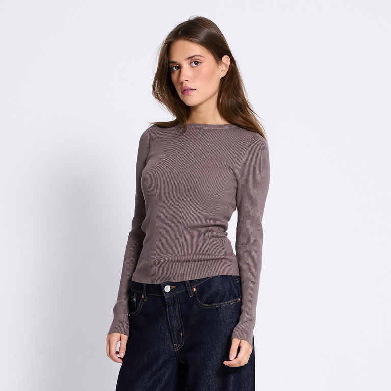 Rib-knit sweater "Laila"